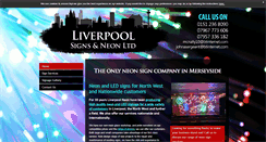 Desktop Screenshot of liverpoolneon-signs.co.uk