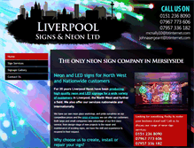 Tablet Screenshot of liverpoolneon-signs.co.uk